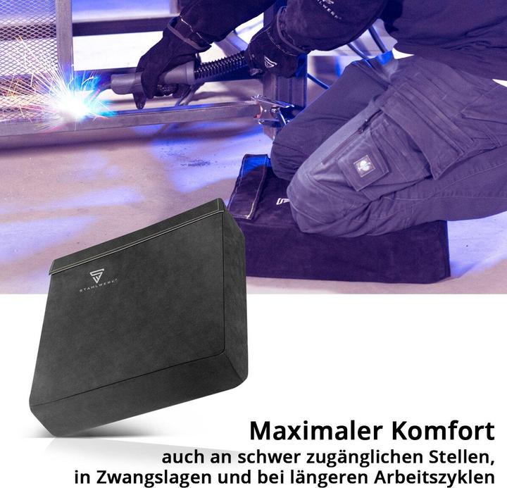 Actual product image Stahlwerk Welding pad, fireproof welding pad made of split leather