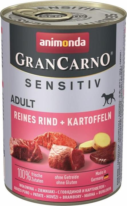 Produktbild animonda GranCarno ADULT Sensitiv Rind+Kart. 400g (Senior, 6 Stk., 400 g)