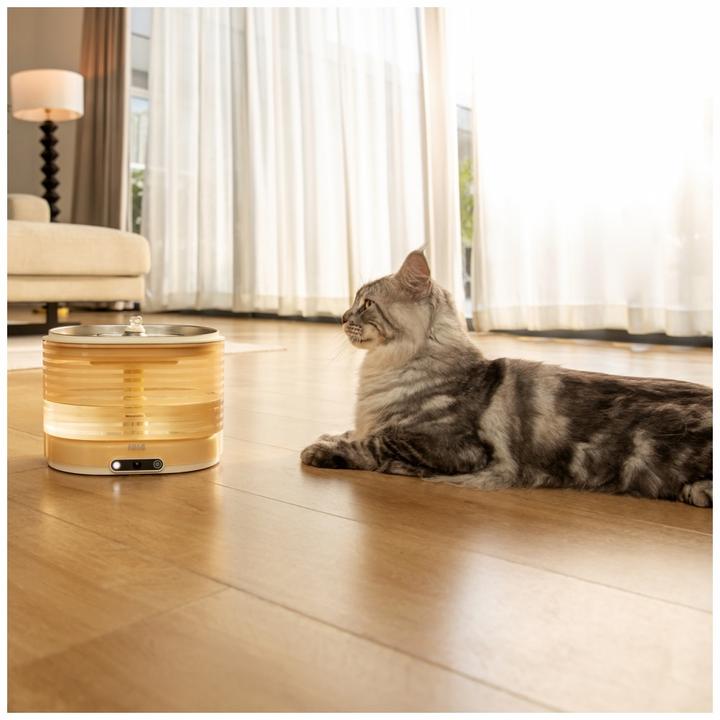 Produktbild NoName Rola Fountain – kabelloser Trinkbrunnen/Wasserspender mit Filter für Katzen