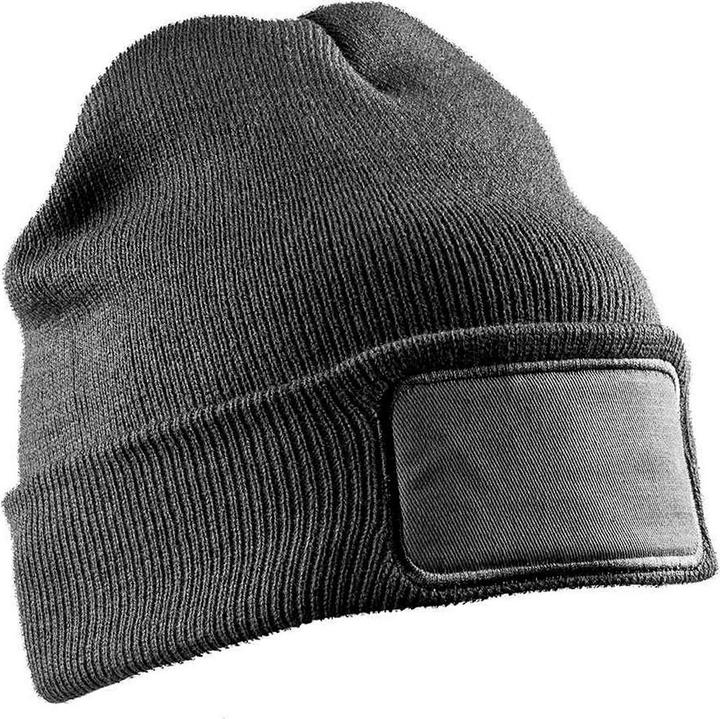Actual product image Result Unisex Adult Double Knit Beanie