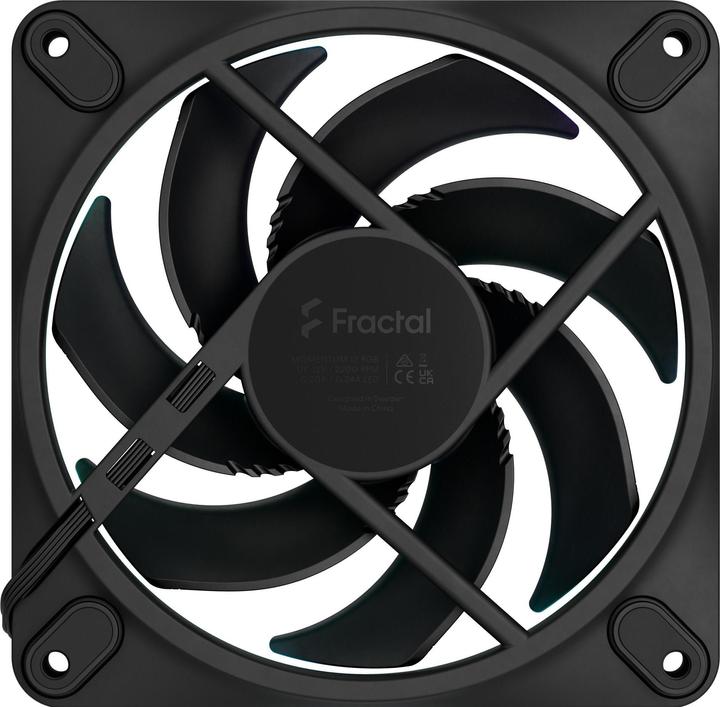 Produktbild Fractal D. Momentum 12 RGB 3-pack Black (120 mm, 3 x)