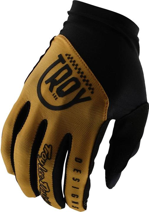 Troy Lee Designs Flowline Handschuh, Eyez, gold, L (L)