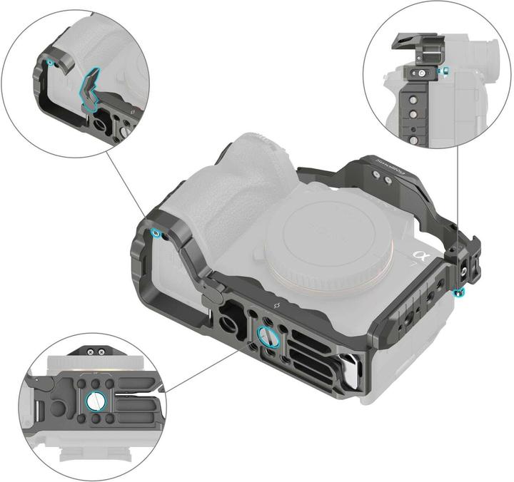 Immagine prodotto SmallRig Gabbia a sgancio rapido HawkLock (Gabbietta)