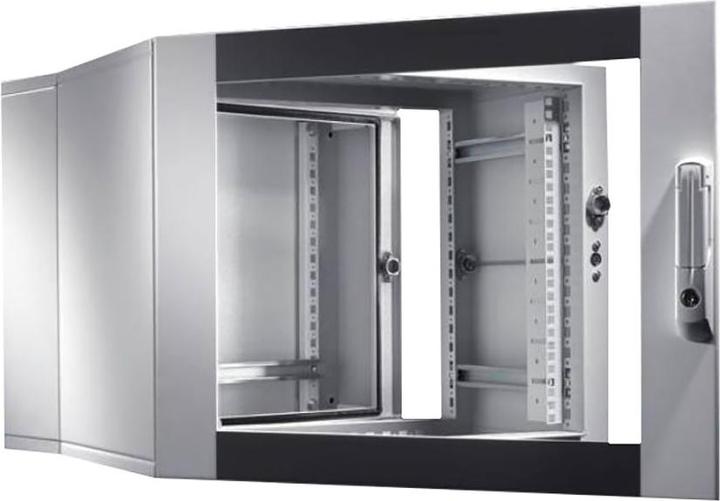 Actual product image Rittal EL wall-mounted enclosure, 3-part with mounting rails and profile rails (15 RU, 19 inch rack)