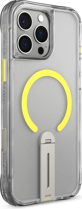 Produktbild Skinarma Case Helix for iPhone 16 Pro Max Magnetic Charging 360 Rotating Stand transparent (Apple iPhone 16 Pro Max)