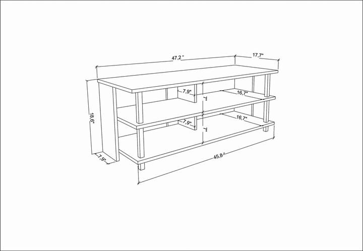 Immagine prodotto Kalune Design Rodney (120 x 44,5 x 47,5 cm)