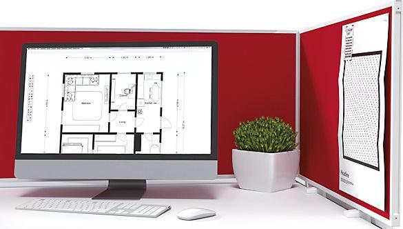 Image du produit Magnetoplan Cloison de table VarioPin (1600 x 500 cm)