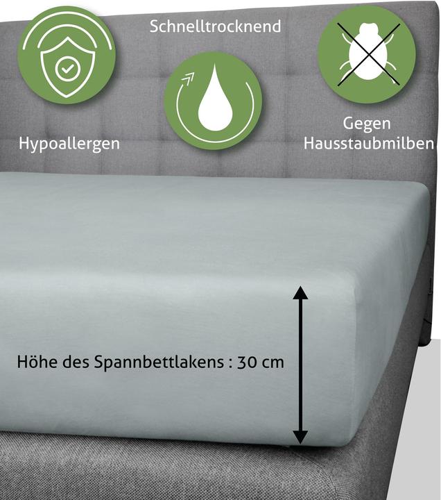 Actual product image Aspero Bamboo fitted sheet Macau (140-160 x 200 cm)