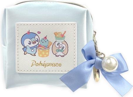 Produktbild Pokémon PokePeace Mini Pouch with Carabiner PiplupRowlet (Sweets Shop)