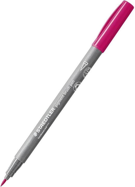 Actual product image Staedtler Fibre pen with brush tip (Nature Colours, 12 x)