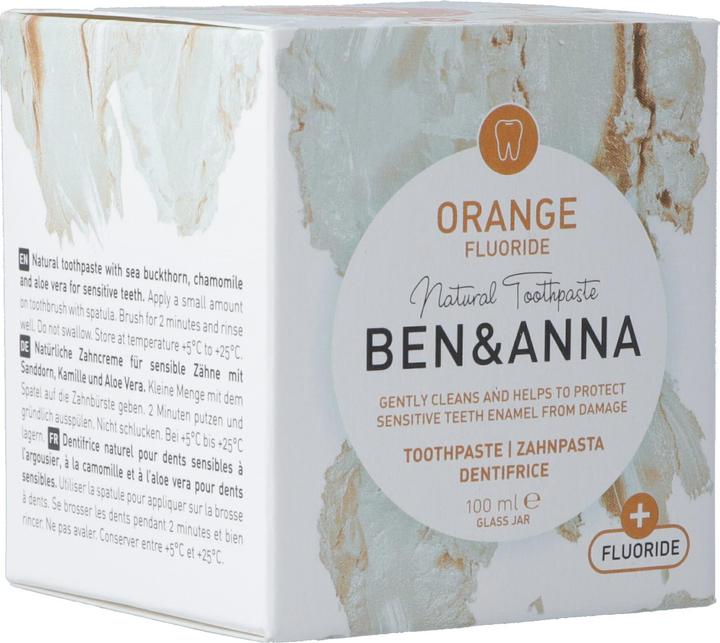 Actual product image Ben & Anna Toothpaste Fluoride Orange (100 ml)