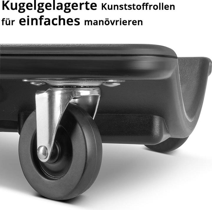 Produktbild Stahlwerk Kfz-Rollbrett XXL RC-40 ST mit 500kg Tragfähigkeit 6 bewegliche Rollen (500 kg)