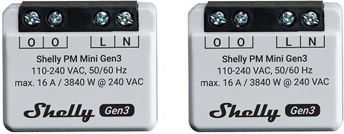 Produktbild Shelly PM Mini Gen3 x2
