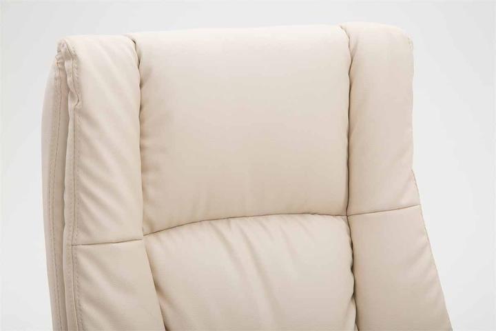 Image du produit CLP Chaise de bureau XL Sparta similicuir, crème