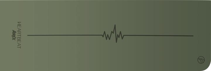 Immagine prodotto Airex Tappetino da ginnastica Heartbeat, verde oliva (4 mm)