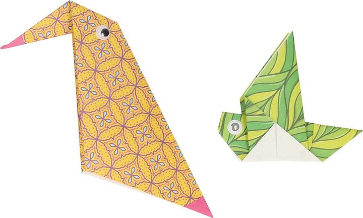 Actual product image Default DIY origamisaet med øjne, dyr eller fugle