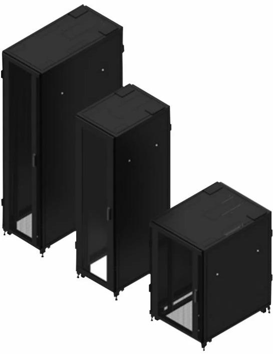 Eaton Rack RA Series 24Ux800Wx1000D Perf with sides (24 RU, 19 inch rack)