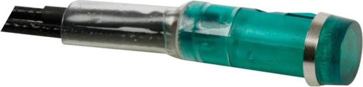Actual product image Velleman ROUND 9 mm PANEL CONTROL LAMP 220 V GREEN