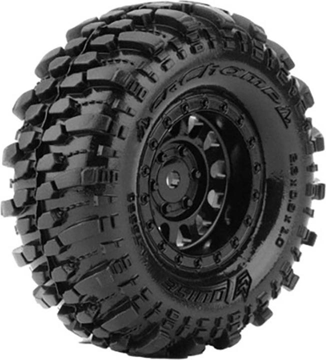 Immagine prodotto Louise CR-CHAMP 1.0 SUPERSOFT RIM NERO (2) 7MM DRIVER, MINI-CRAWLER 1/18, 1/24