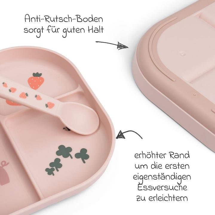 Produktbild Done by Deer Kinderteller & Breischalen Esslern-Teller mit Unterteilung Foodie -