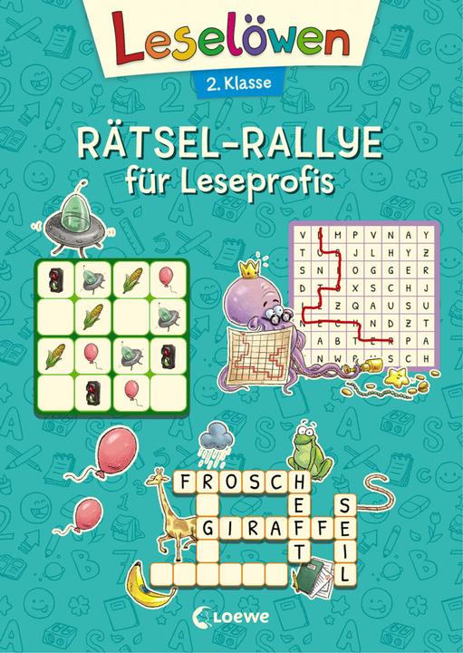 Image du produit Leselöwen Rätsel-Rallye für Leseprofis - 2. Klasse (Allemand, Loewe Apprendre et deviner, Dominik Rupp, 2021)