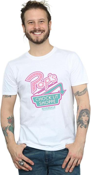 Actual product image Riverdale Mens Pops Logo T-Shirt (L)