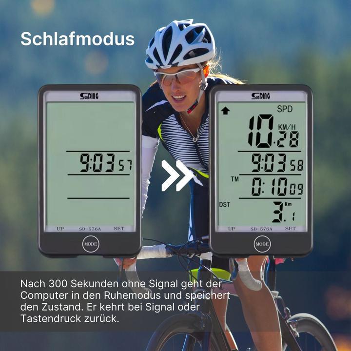 Produktbild Hermex Sunding Fahrradcomputer Velocomputer Bikecomputer Fahrradtacho