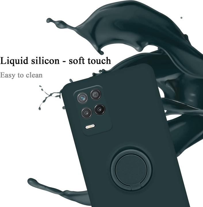 Actual product image Cadorabo TPU Liquid Ring Silicone Case Cover for Realme 8 5G / V13 / Q3 / Q3i / Narzo 30 5G (Realme V13, Realme Narzo 30 5G, Realme Q3i 5G)