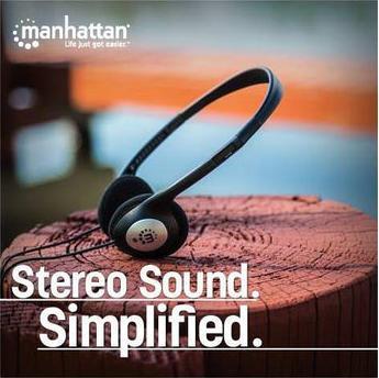 Actual product image Manhattan stereo headphones (Cable)