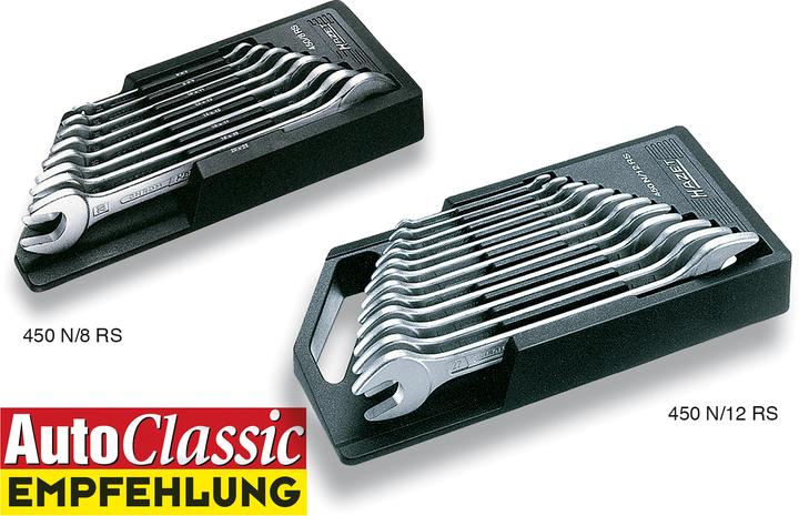 Actual product image HAZET Double open-end wrench set 450N/12NRS ∙ Outside hexagon profile ∙ 6 x 7 - 30 x 32 ∙ Number of… (32 mm, 19 mm, 6 mm, 12 mm, 24 mm, 14 mm, 22 mm, 16 mm, 23 mm, 10 mm, 18 mm, 27 mm, 7 mm, 17 mm, 11 mm, 15 mm, 30 mm, 8 mm, 28 mm, 9 mm, 13 mm, 20 mm, 25 mm)