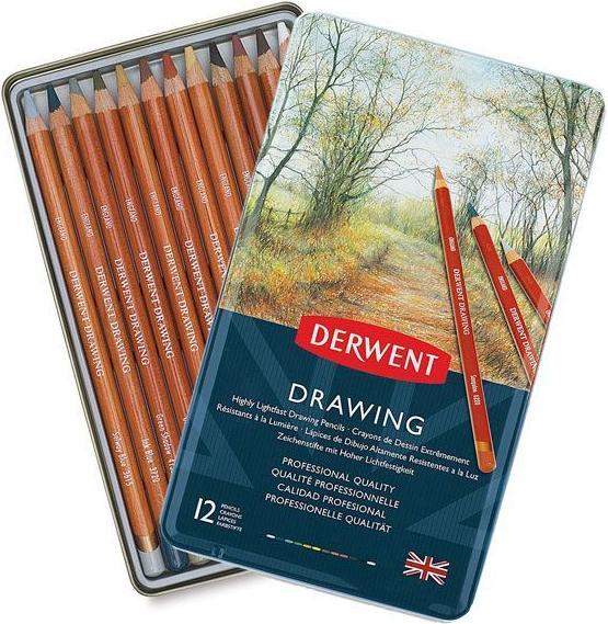 Derwent Drawing pencil set, 12 pencils (12 x)