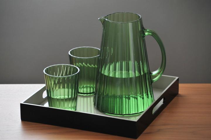 Actual product image Easy Life Set of 2 Acrylic Glasses 350ml, Green (0.35 l)