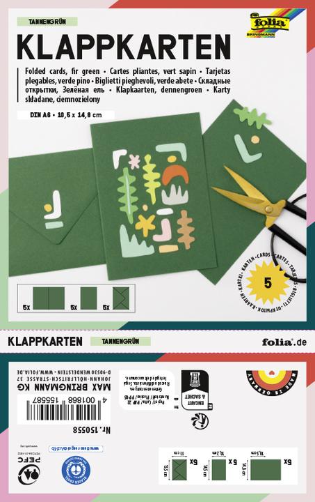 Immagine prodotto Folia Carte doppie rettangolari 220 g/m2 (5 pz.)