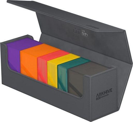 Actual product image Ultimate Guard Card Box XenoSkin Arkhive Monocolor 400+ Grey