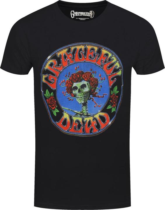 Actual product image Grateful Dead Unisex Adult Bertha Circle Vintage Wash T-Shirt (S)