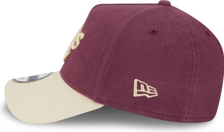 Produktbild New Era A-Frame 9Forty Cap MOLESKIN Oakland Athletics maroon (One Size)