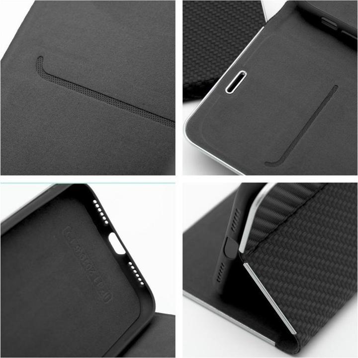 Produktbild Forcell Book case OEM LUNA Book Gold for IPHONE 16e (SE 4 2025) black (Apple iPhone 16e)
