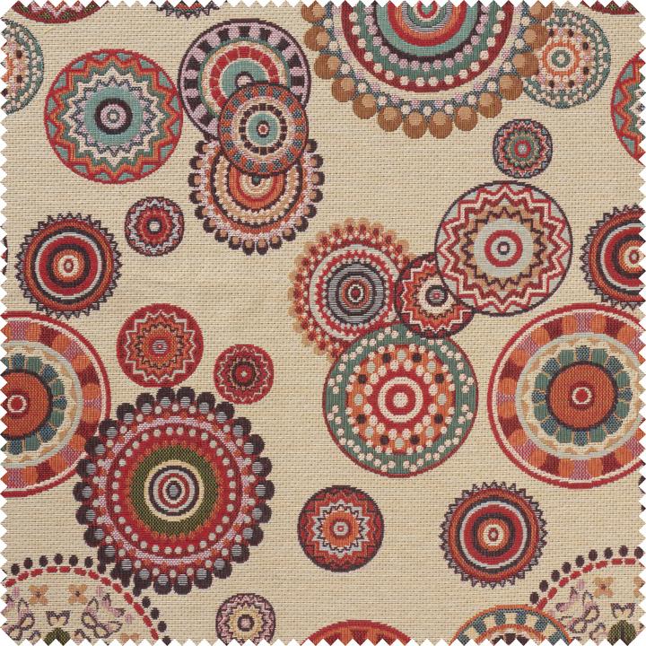 Produktbild Globaltex Gobelin-Stoff "Mandalas", 140 cm breit, Meterware