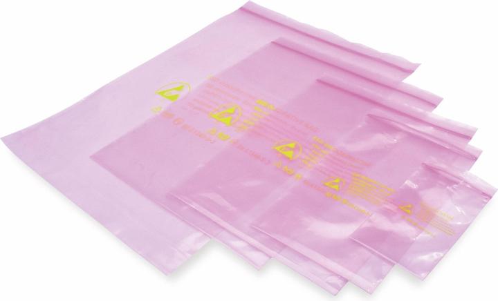 Actual product image Quadrios ESD bag (L x W) 250 mm x 300 mm conductive ESD code letter D 10 pcs. (10 Piece)