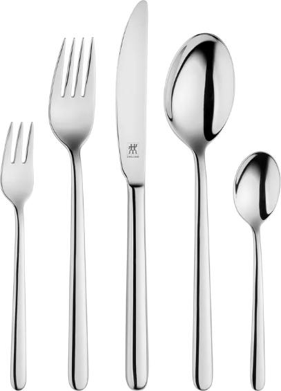 Produktbild Zwilling Newcastle Besteck-Set, 30-tlg., Für 6 Personen, 18/10 Edelstahl (30 Stück, Besteck Set)