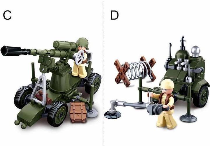 Produktbild Sluban SL95539 - WWII - Mini-Bausets Alliierte (VE 8)