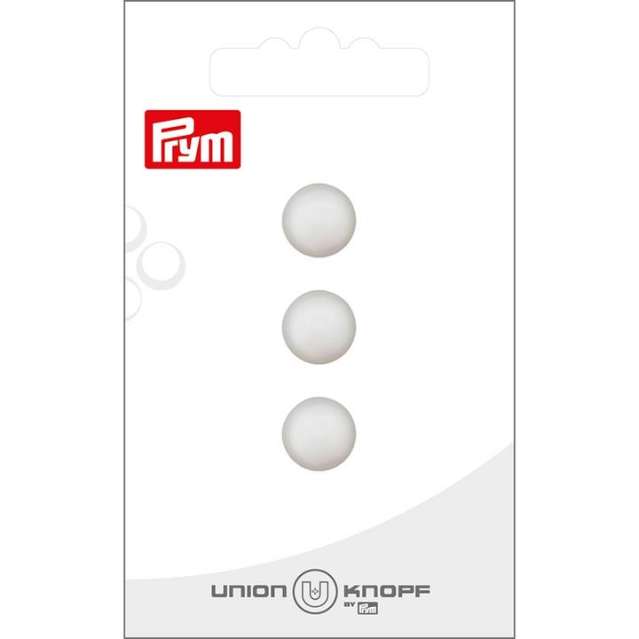 Image du produit Prym Boutons polyester 11 mm, 3 pièces, blanc