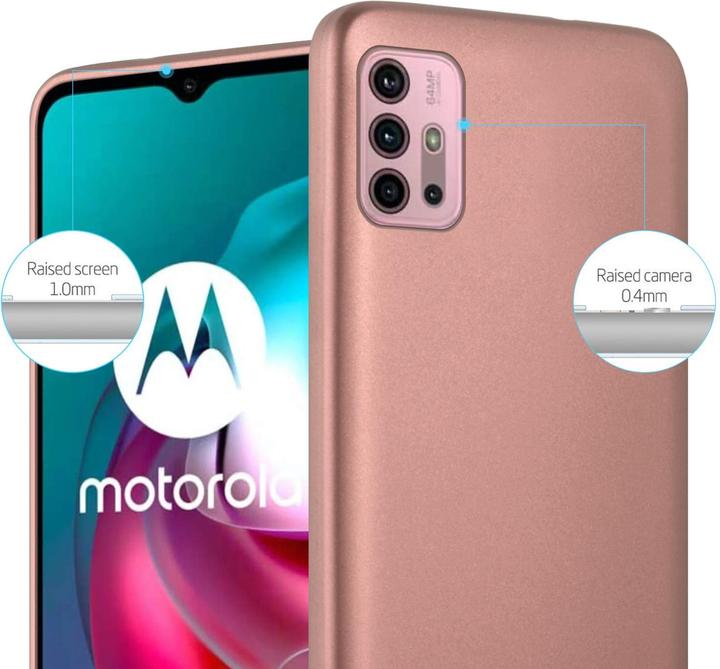 Actual product image Cadorabo TPU Matt Metallic Sleeve (Motorola Moto G10, Motorola Moto G30)