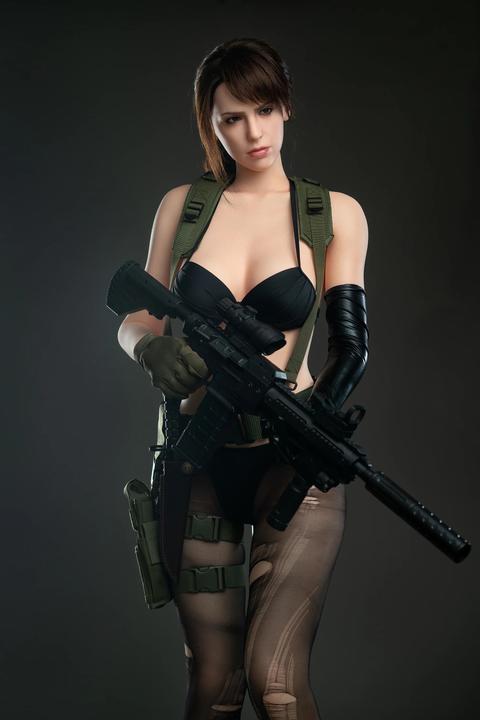 Actual product image Game Lady Full Silicone Doll Quiet 168 cm - Metal Gear Solid V: The Phantom Pain