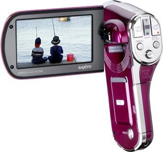Actual product image Sanyo Xacti VPC-CG100, FullHD, 5x optical zoom, red (12 x)