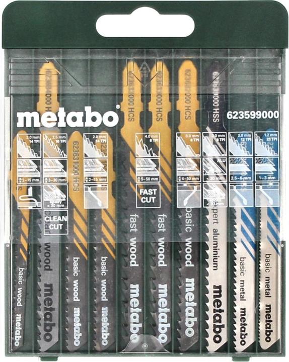 Produktbild Metabo Stichsageblattsortiment Promotion 10-Teilig