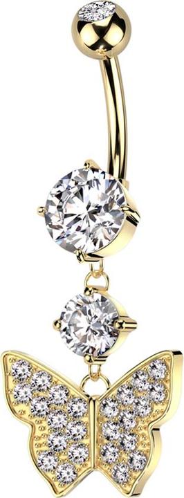 Produktbild Star Piercing Micro Kugel Supernova High Polished (Chirurgenstahl 316L, Messing)