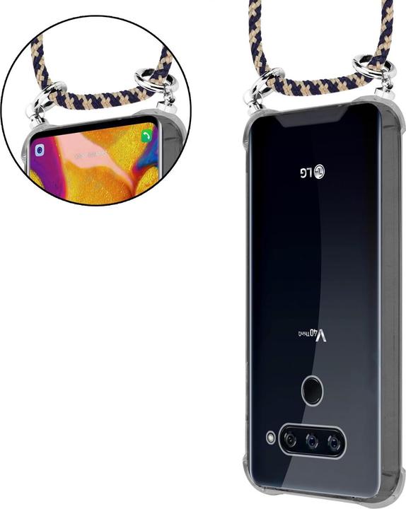 Produktbild Cadorabo TPU Handy Kette SILBER Cover