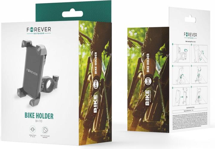 Image du produit Forever Support BH-110 Support passif pour téléphone mobile/smartphone Noir