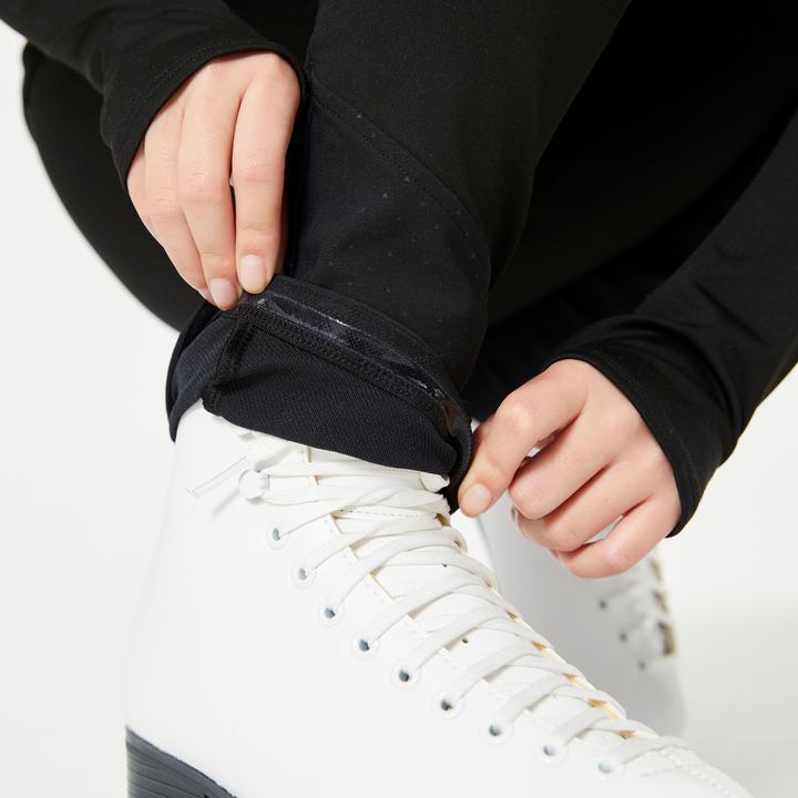 Immagine prodotto Axelys Leggings da pattinaggio artistico per bambini - nero (10, 11, 12)